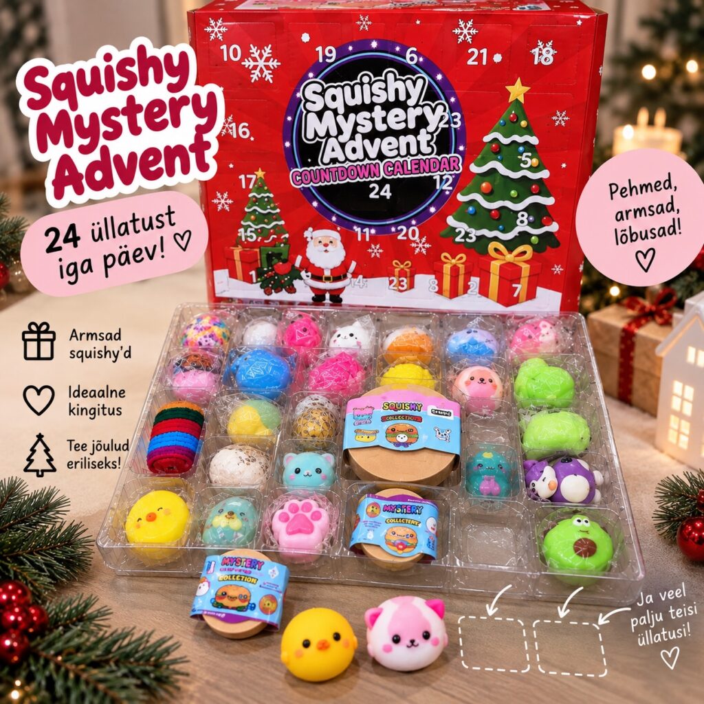 Squishy advendikalender 2026