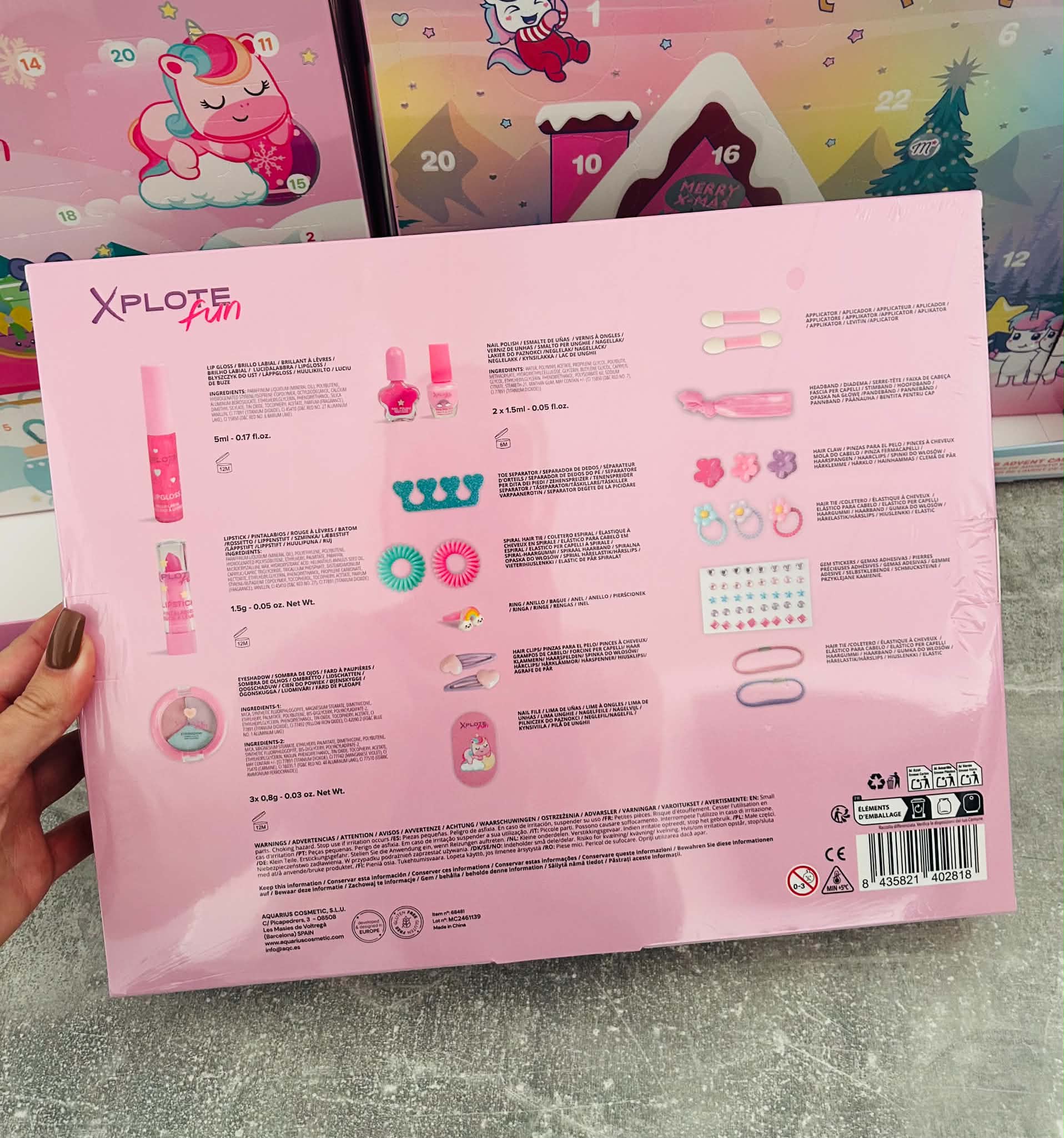 XPLOTE FUN laste kosmeetika kalender - Image 2