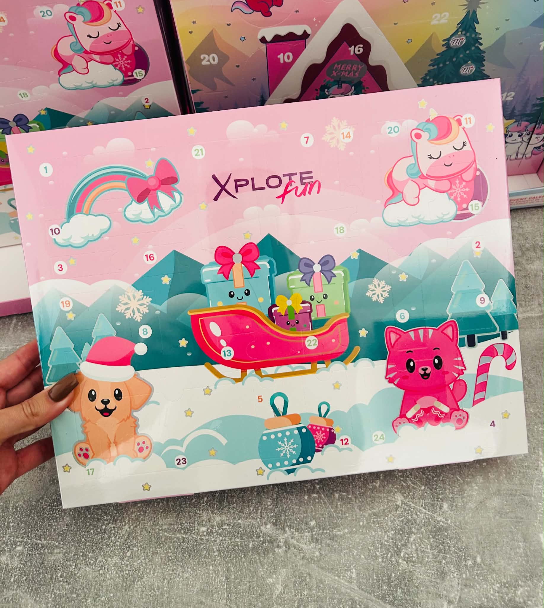 XPLOTE FUN laste kosmeetika kalender
