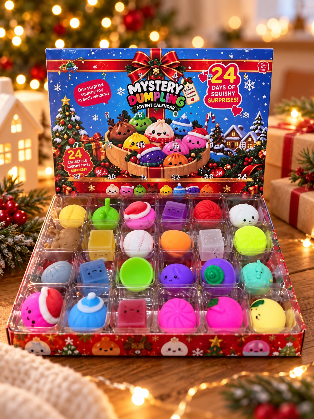 Mystery dumpling squishy kalender